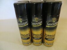 12 X Soberano Lemon Turbojet Ar Desinfetante Aromatizador para carro Escritório Doméstico Spray comprar usado  Enviando para Brazil