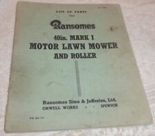 Original vintage ransomes for sale  ILMINSTER