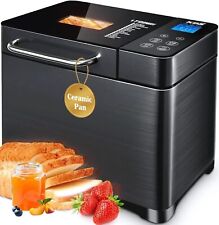 KBS 17-IN-1 BREAD MAKER MACHINE WITH DUAL HEATERS- BLACK (MBF-011), used for sale  Shipping to South Africa