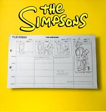 Simpsons storyboard production for sale  KETTERING