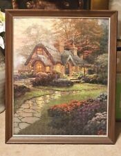 Used, Thomas Kinkade Stillwater Cottage 1000 Piece Jigsaw Puzzle Completed Framed for sale  Shipping to South Africa