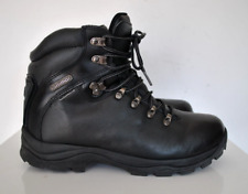 Black leather waterproof men SKIDO 2 walking hiking boots size 7.5 Karrimor for sale  Shipping to South Africa
