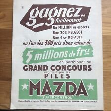 Publicité mazda piles d'occasion  Rouen-