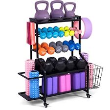 Grand Basics Home Gym Storage Rack for Dumbbells - Easy to Assemble Weight Rack  for sale  Shipping to South Africa