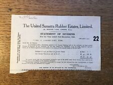 United sumatra rubber for sale  PRESTEIGNE