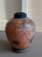 Raku pottery vase for sale  LONDON