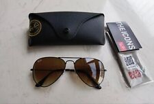 Óculos de sol Ray-Ban unissex RB3025 002/51 AVIATOR preto/marrom lente gradiente 58-14 comprar usado  Enviando para Brazil