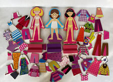 Usado, Roupas magnéticas de madeira para bonecas Melissa & Doug 56 peças comprar usado  Enviando para Brazil