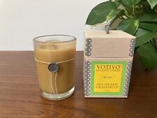 VOTIVO CANDLE Sea Island Rapefeuit Aromático No 60A 7.3 oz En Caja USADA MÁS DE 50 Horas segunda mano  Embacar hacia Argentina