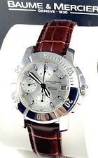Usado, Relógio masculino automático cronógrafo Baume Mercier Capeland mostrador prateado modelo 65352 comprar usado  Enviando para Brazil