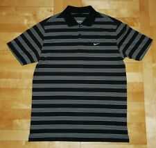 Koszulka polo Nike Golf Tour Performance rozmiar M Dri Fit czarna biała w paski na sprzedaż  PL