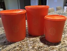 Tupperware orange canister for sale  Tacoma
