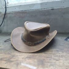 Leather hat stetson for sale  MACHYNLLETH