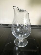 Etched webb glass for sale  ST. ALBANS