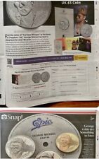 George Michael 50p Coin Faith Royal Mint Sandra Deiana Newspaper Clippings x2 comprar usado  Enviando para Brazil