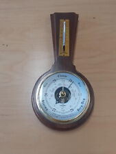 Veneered barometer thermometer for sale  PETERBOROUGH