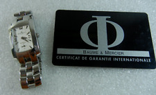 Baume & Mercier Geneve Relógio Suíço de Quartzo Feminino TANK Perfeito Nunca Usado! 65309, usado comprar usado  Enviando para Brazil