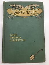 Banjo Talks Anne V Culbertson 1905 início afro-americano comprar usado  Enviando para Brazil