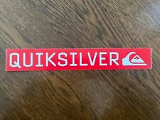 Quiksilver red sticker for sale  Seattle
