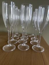polycarbonate champagne glasses for sale  NEWPORT