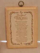 teacher plaque for sale  Canby