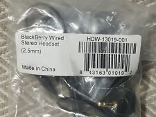 Used, Blackberry HDW-13019-001 Black Headsets (New open Package)  for sale  Shipping to South Africa