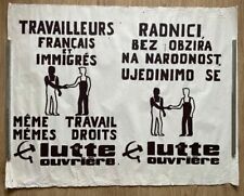Affiche travailleurs radnici d'occasion  Issy-les-Moulineaux