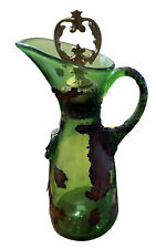 Green glass carafe for sale  Overland Park