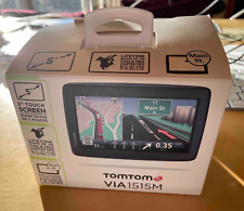 Navegador GPS TomTom VIA 1515M 5 polegadas - Preto/cinza nova caixa aberta comprar usado  Enviando para Brazil