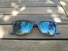 Óculos de sol Ray-Ban Wayfarer autêntico azul marrom RB2140 1057/3f lente cinza 50 mm comprar usado  Enviando para Brazil