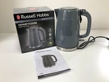 Russell Hobbs Cordless Kettle 26053 Honeycomb Design Rapid Boil Grey New for sale  Shipping to South Africa