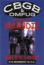 Blondie 1977 concert for sale  LONDON
