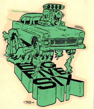 ORIGINAL VINTAGE ED ROTH DECAL 1956 CHEVY GASSER DRAG RACING HOT ROD OLD NHRA GM for sale  Shipping to Canada
