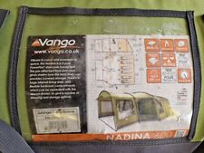 Vango Nadina 600 Family Tent please Read description 6 Berth  for sale  Shipping to South Africa