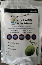 VitaSWEET Fruta Monje + Edulcorante Orgánico Eritritol [1 kg bolsa] - Granular segunda mano  Embacar hacia Argentina