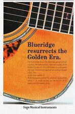 Used, 2002 Blueridge Golden Era Guitar Saga Musical Instruments San Francisco CA Ad for sale  Shipping to South Africa