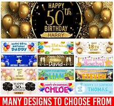 Personalised birthday banners for sale  WOLVERHAMPTON
