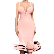 Used, Sydeney ,Plunge Extreme Fishtail Bandage Dress, bodycon,mermaid,prom,size Small for sale  Shipping to South Africa