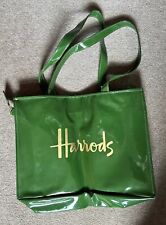 Harrods tote green for sale  Shipping to Ireland