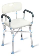 Shower Chair with Adjustable Arms Back Heavy Duty, Oasisspace Bathtub Chair F038 for sale  Shipping to South Africa