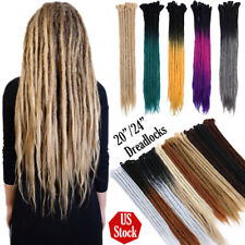 Used, Handmade Dreadlocks Crochet Braids Hair Extensions 5 Packs Full Head Dreads Locs for sale  Shipping to South Africa