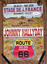 Johnny hallyday affiche d'occasion  Bayeux