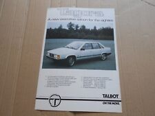 Talbot tagora original for sale  EASTBOURNE