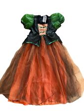 Fantasia de bruxa cintilante rubies Halloween vestido meninas tamanho infantil meia líquida média, usado comprar usado  Enviando para Brazil