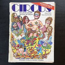 Revista Circus novembro 1969 #2 Bob Dylan Rolling Stones Jimi Hendrix CSNY CCR comprar usado  Enviando para Brazil