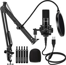 Kit para PC com microfone ajustável, combo de microfone profissional condensador cardioide comprar usado  Enviando para Brazil