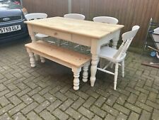 Farmhouse table chairs for sale  Shipping to Ireland