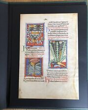 Medieval illuminated manuscrip for sale  SWANSEA