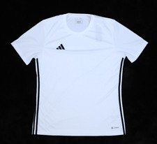 Camisa de futebol Adidas Tabela 23 branca/preta manga curta pronta para aerodinâmica masculina G comprar usado  Enviando para Brazil