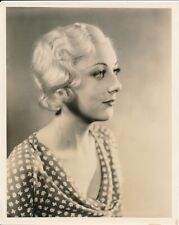 ANN DVORAK Original Vintage 1933 WILLIAM WALLING Stamped Pre-code Portrait Photo for sale  Shipping to South Africa